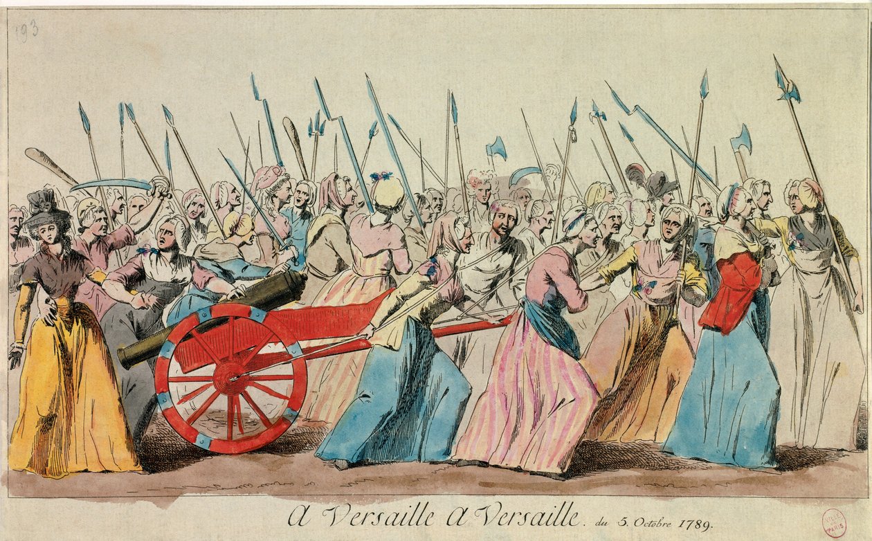 Ranskan vallankumous: "Naisten marssi Versailles
