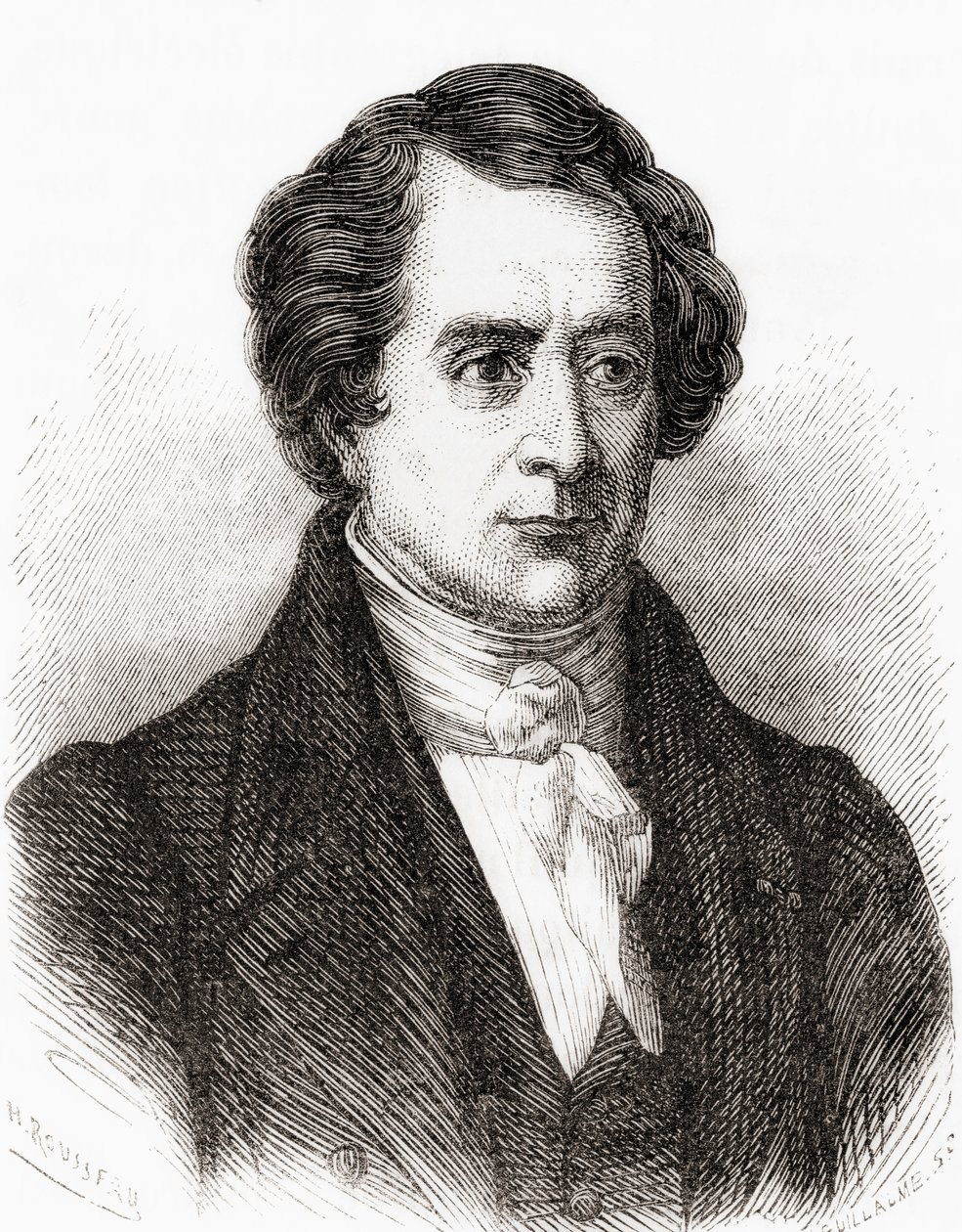Ranskalainen matemaatiko Dominique Francois Jean Arago, alias Francois Arago, Les Merveilles de la Science, pub.1870 tekijältä French School