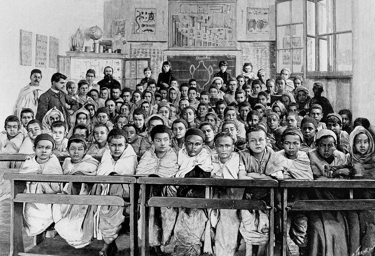 Ranskalainen koulu Kabyliessa, 1891 tekijältä French School