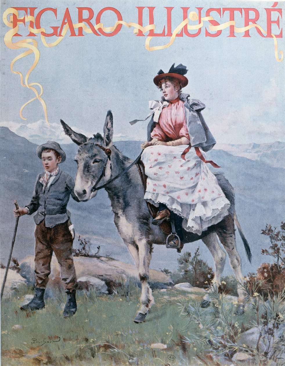 Le Figaro Illustren etukansi, syyskuu 1894 tekijältä French School
