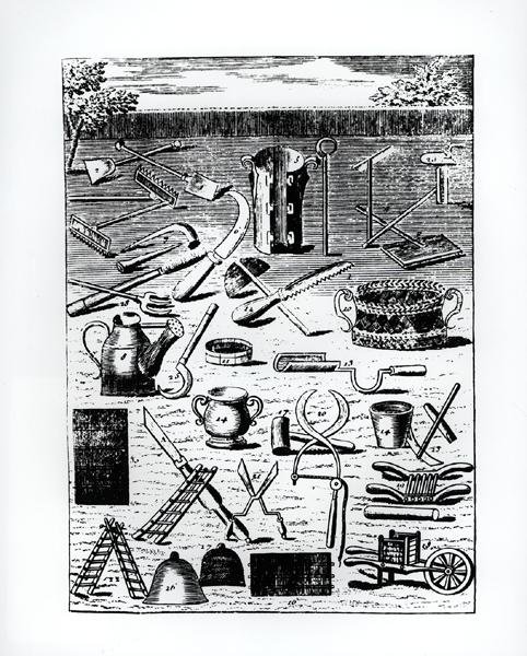 Puutarhavälineet, Kukkapuutarhuri, Louis Liger d