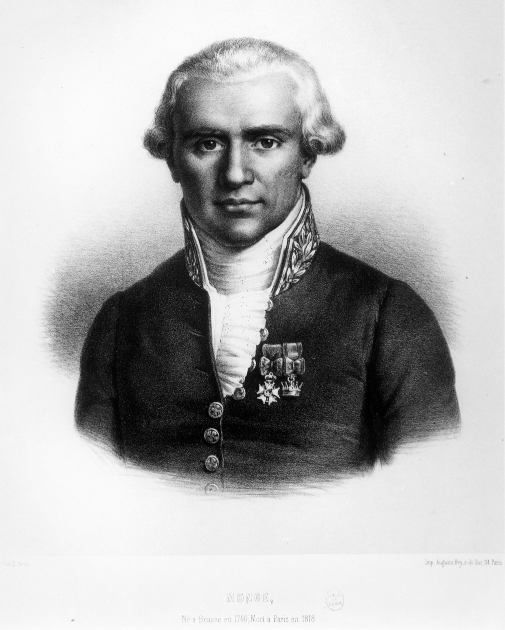 Gaspard Monge (1746-1818) Peluksen kreivi tekijältä French School