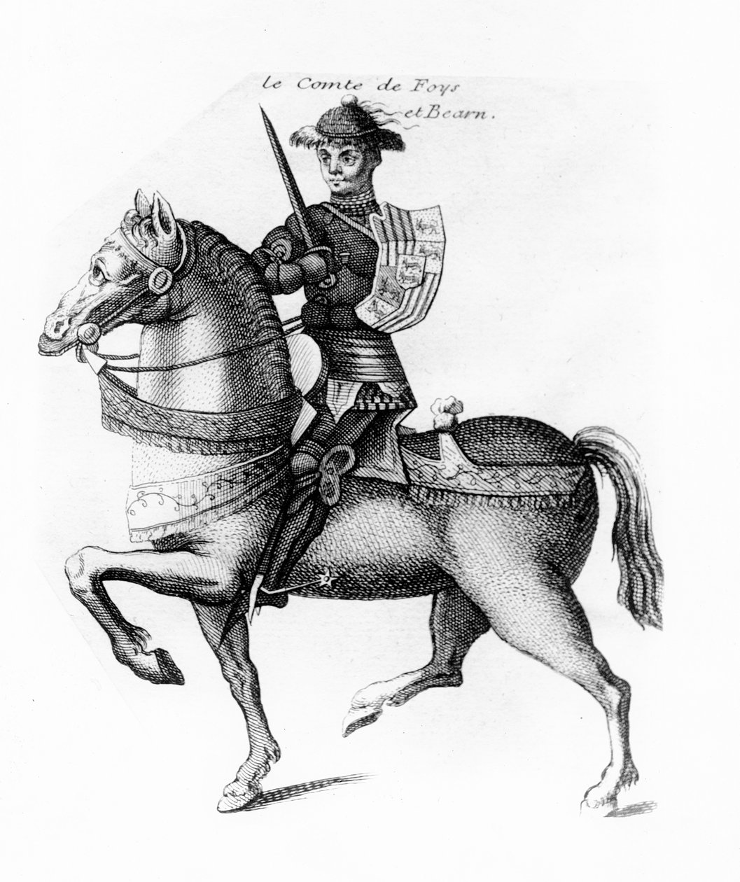 Gaston IV de Foix (kaiverrus) tekijältä French School