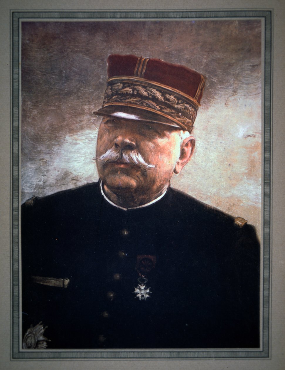 Kenraali Joseph Joffre (värinen lito) tekijältä French School