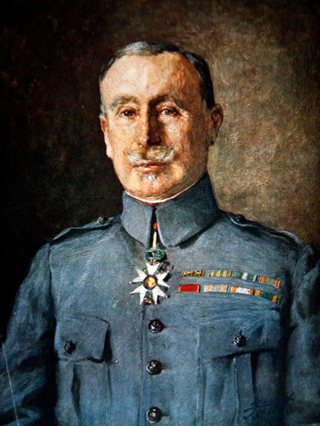 Kenraali Robert Nivelle (väri litho) tekijältä French School