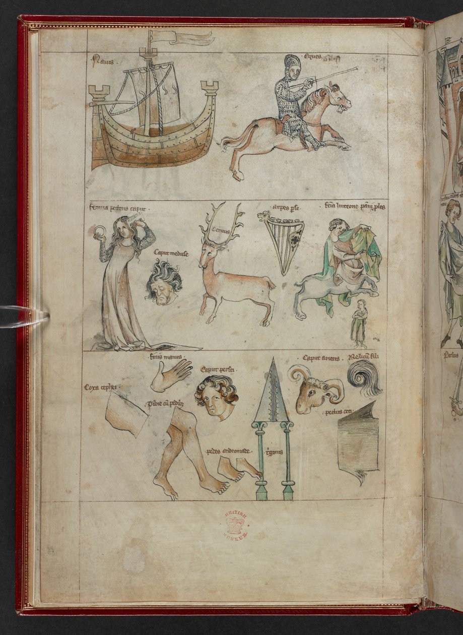George Fendulus, Book of Astrology, Sloane MS 3983, f.4v (vellum) tekijältä French School