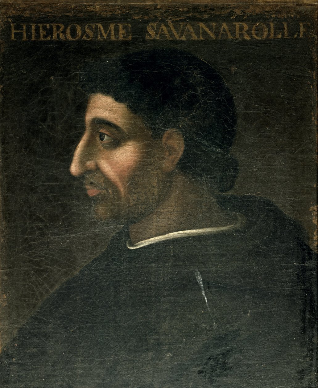 Girolamo Savonarola (1452-98) tekijältä French School