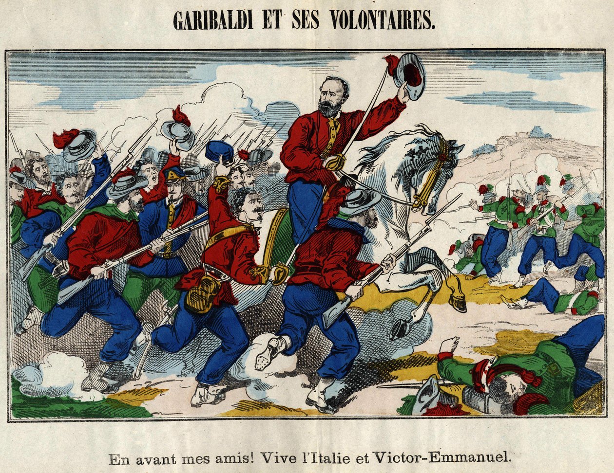 Giuseppe Garibaldi ja vapaaehtoiset tekijältä French School