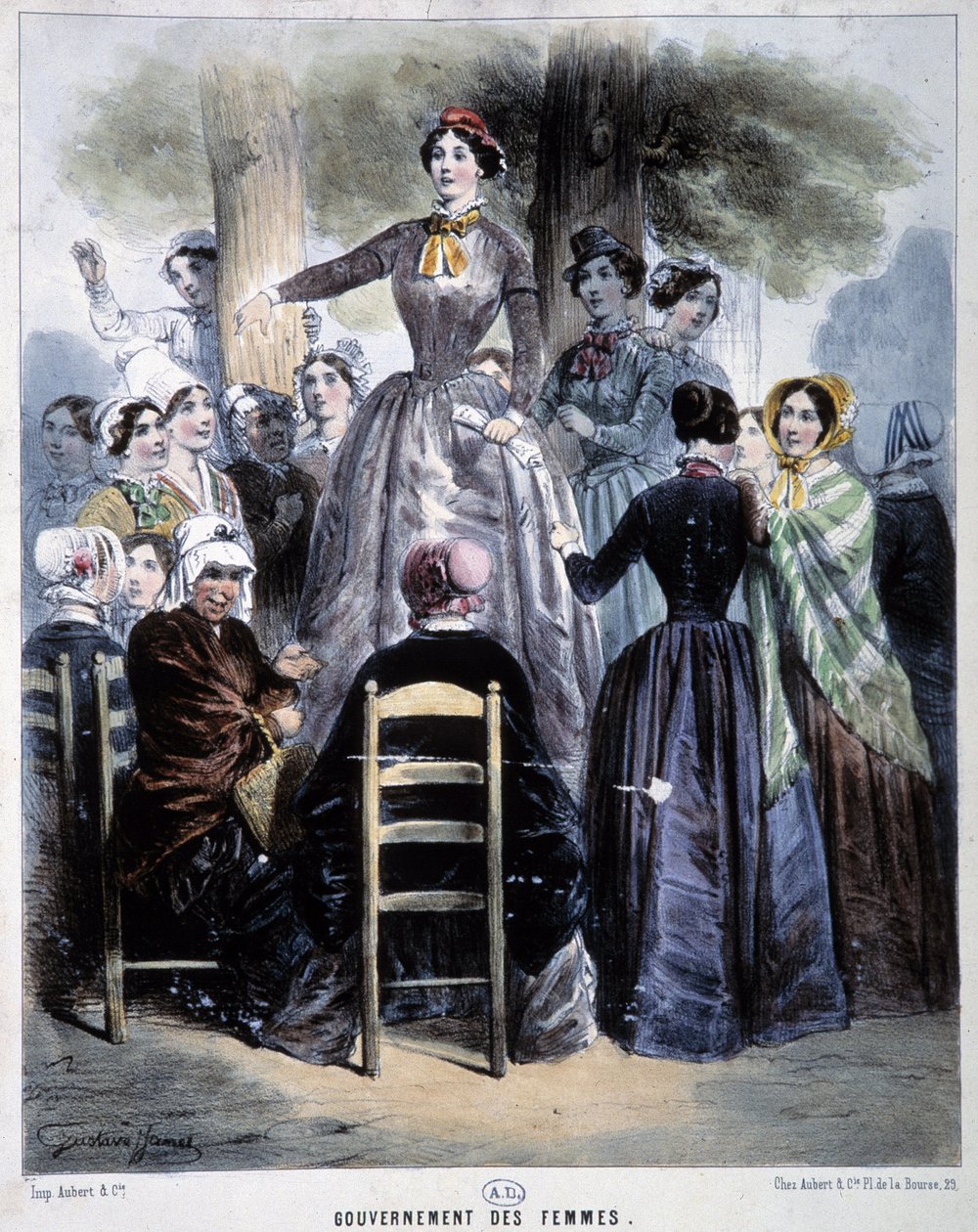 Naisten hallitus, vuoden 1848 vallankumous tekijältä French School