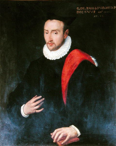 Guillaume de Baillou (1538-1616) 1580 (öljy kankaalle) tekijältä French School
