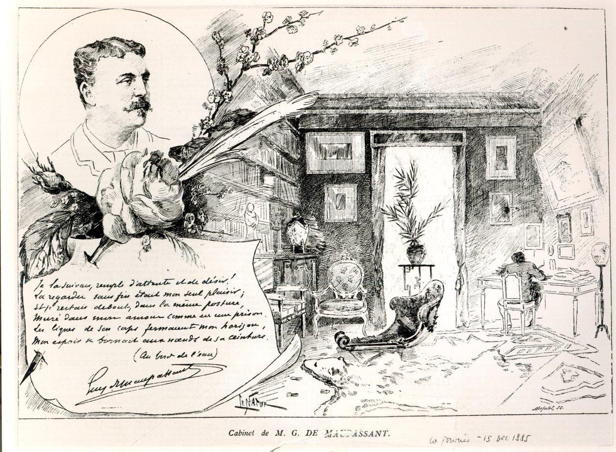 Guy de Maupassant (1850-93) ja hänen tutkimuksensa tekijältä French School
