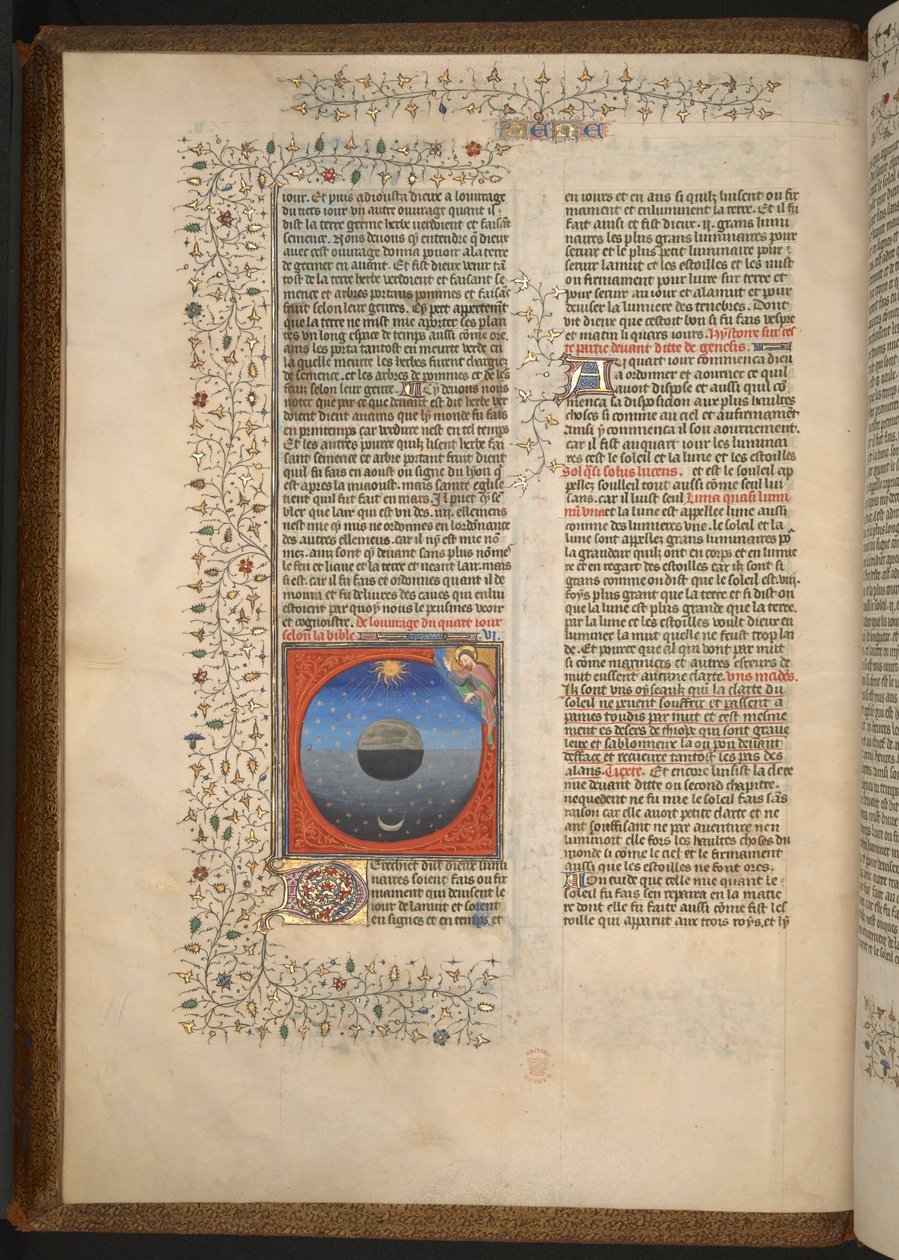 Guyart des Moulins, Raamatun historioitsija (Bible hystoriaulx), n. 1415 (käsikirjoitus) tekijältä French School