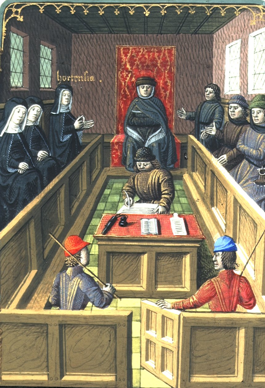 Harley 4375 fol.138v Hortensia ennen triumviraattia, Valerius Maximuksen teoksesta "Roomalaisten ja muiden ihmisten tosiasiat ja sanonnat" tekijältä French School
