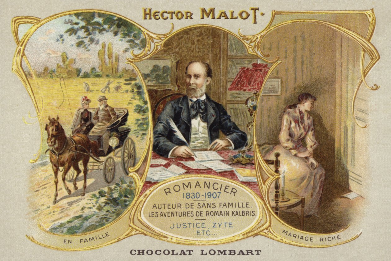 Hector Malot, ranskalainen kirjailija (kromoliittinen) tekijältä French School
