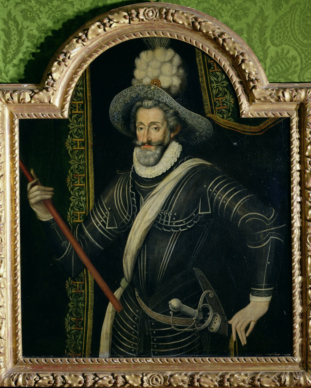 Henri IV (1553-1610) Ranskan ja Navarran kuningas, n. 1595 tekijältä French School