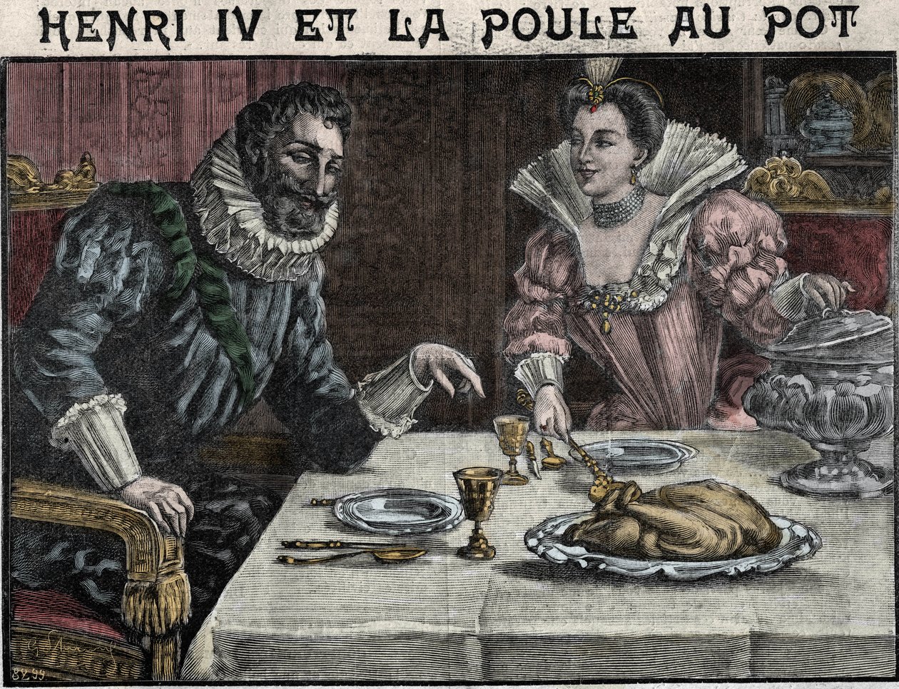 Henri IV ja kana kattilassa: Gabrielle d