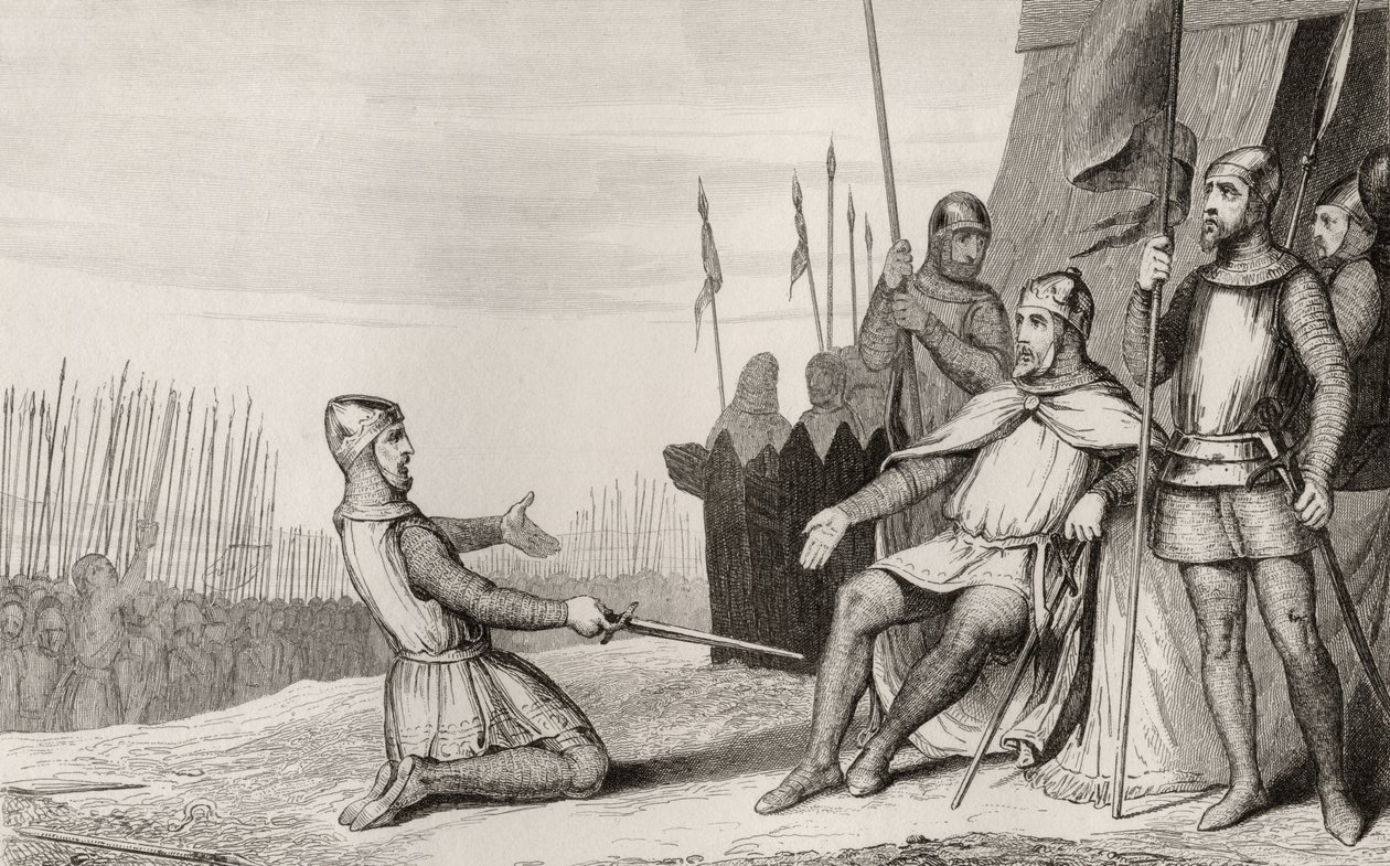 Henri I (1008-60) antaa anteeksi veljelleen Robert-Le-Vieux