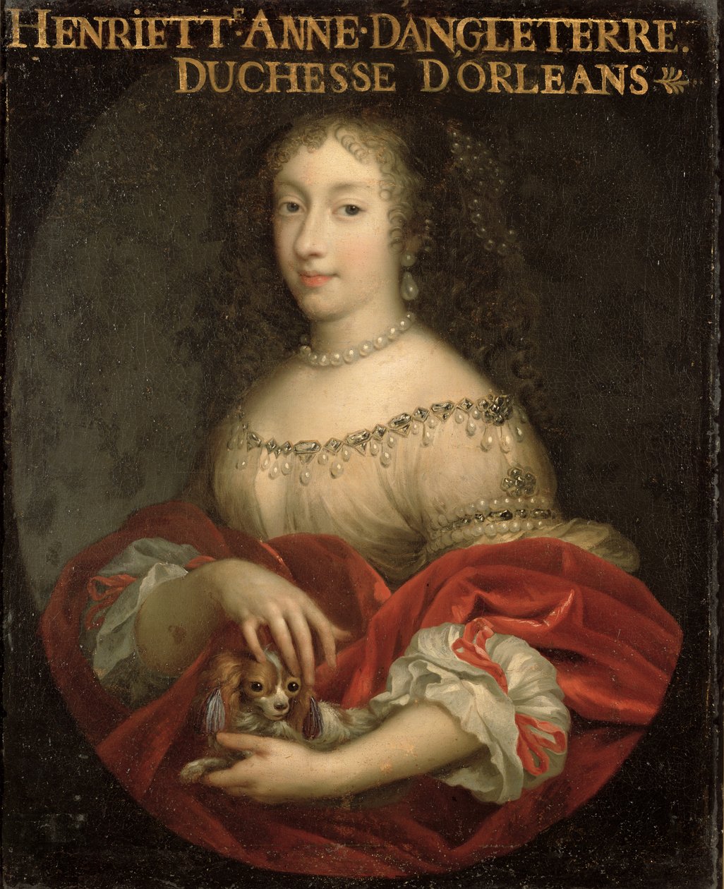 Henrietta Anne (1644-70) Orleansin herttuatar tekijältä French School