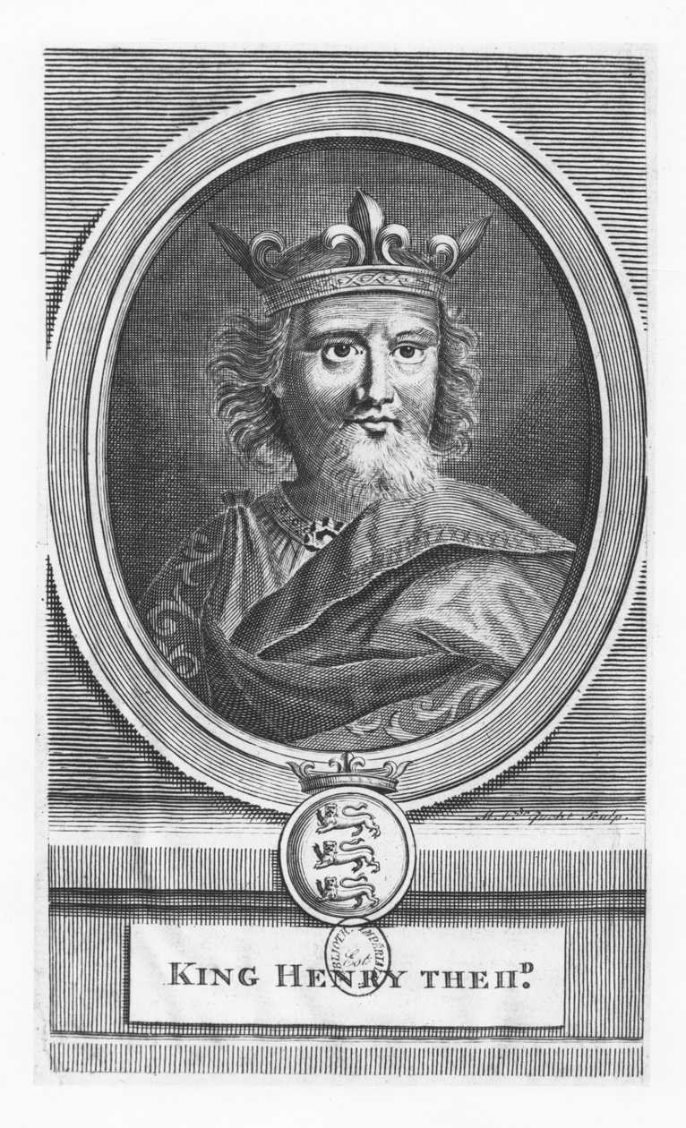 Henrik II, Englannin kuningas (kaiverrus) tekijältä French School
