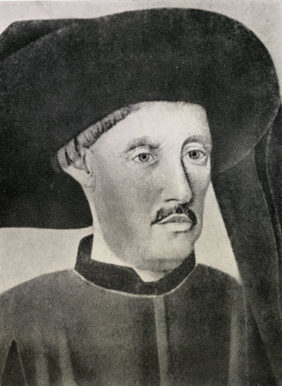 Henry the Navigator (1394-1460) kuvattu teoksessa "The Quest of the Indies", julkaistu 1920 tekijältä French School