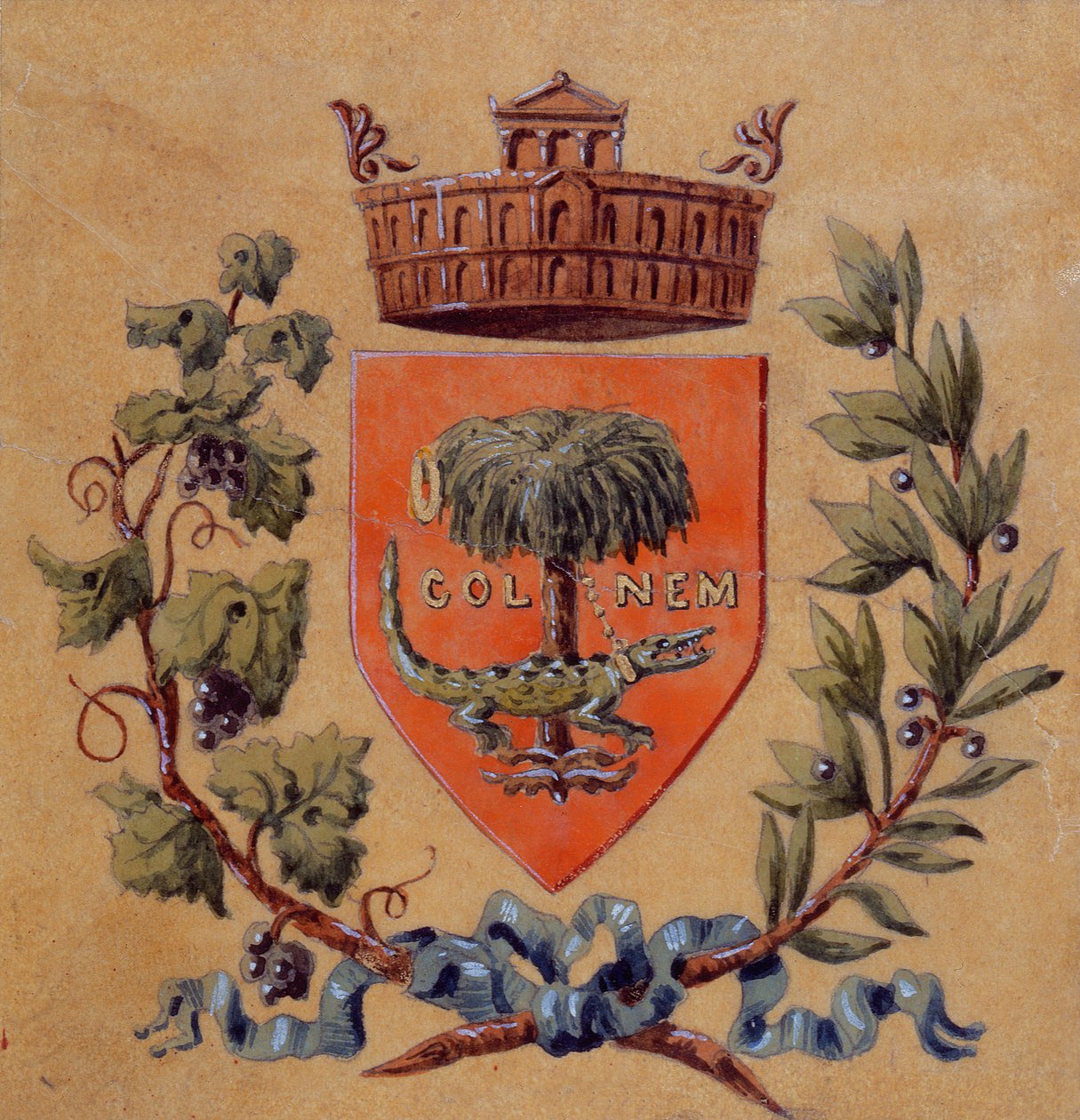 Nimesin kaupungin heraldiset aseet tekijältä French School
