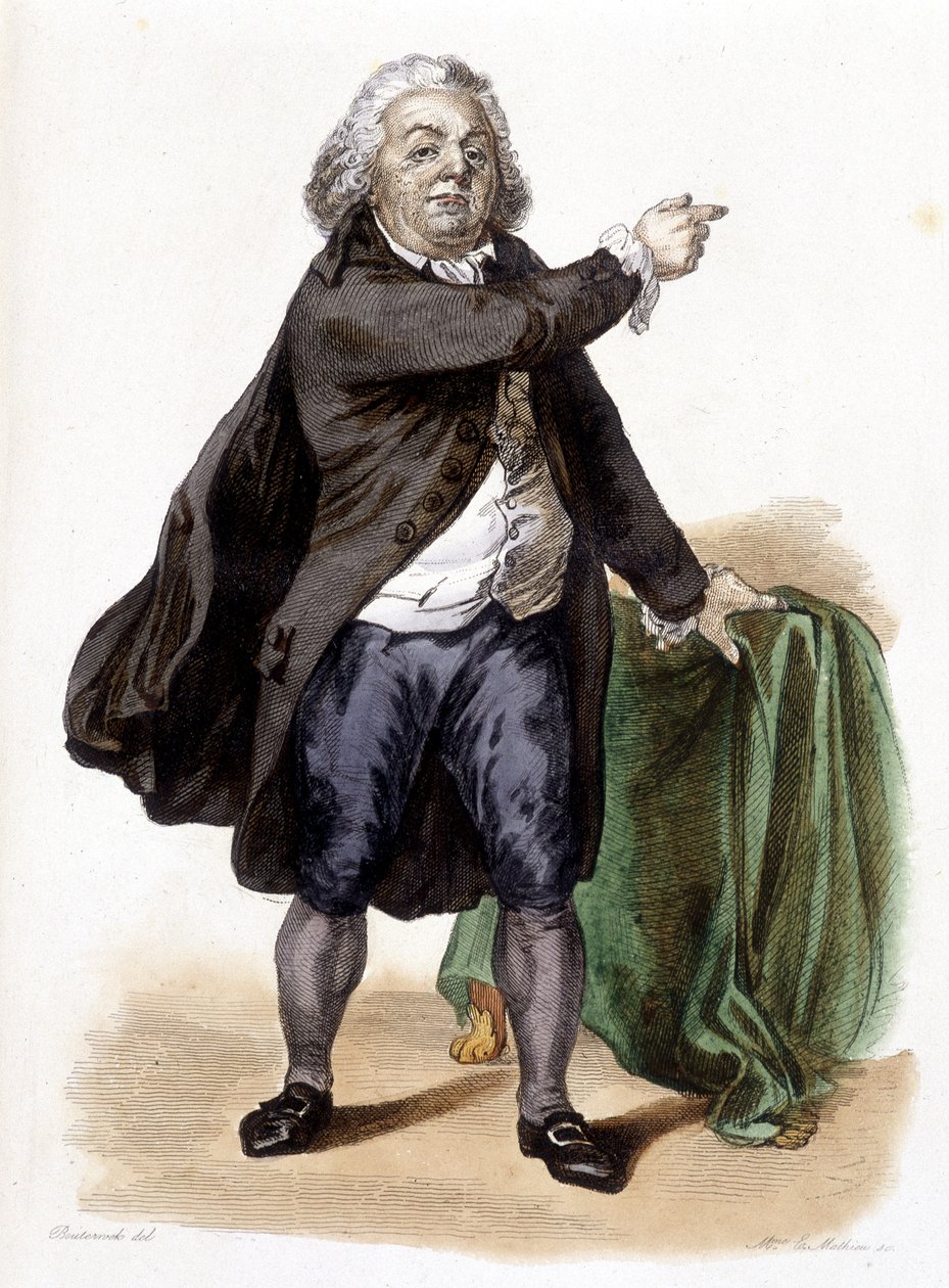 Honore Gabriel (Honore-Gabriel) Riqueti, Mirabeaun kreivi (1749-1791) - Mennechetin teoksessa "Ranskalainen Plutarch" tekijältä French School