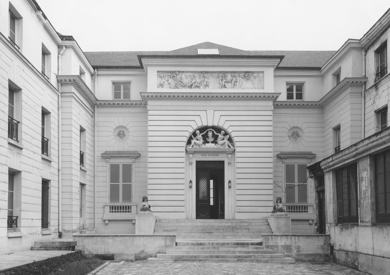 Hotel Gouthiere, sisäpihan julkisivu, 1700-luvun loppu (katso myös 345983) tekijältä French School