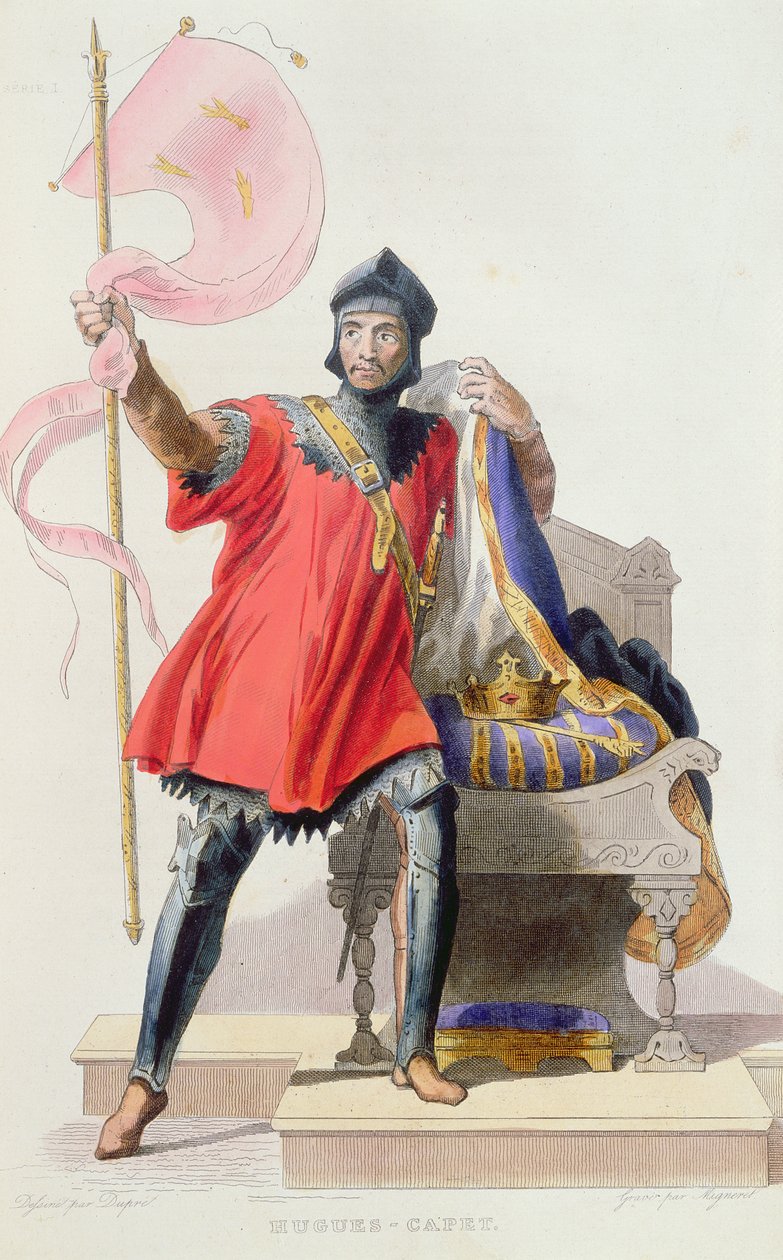 Hugues I Capet (941-996), Ranskan kuningas, E.Mennechet