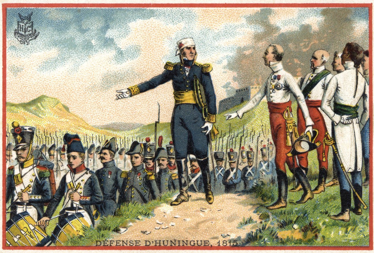 Huninguen puolustus vuonna 1815 tekijältä French School