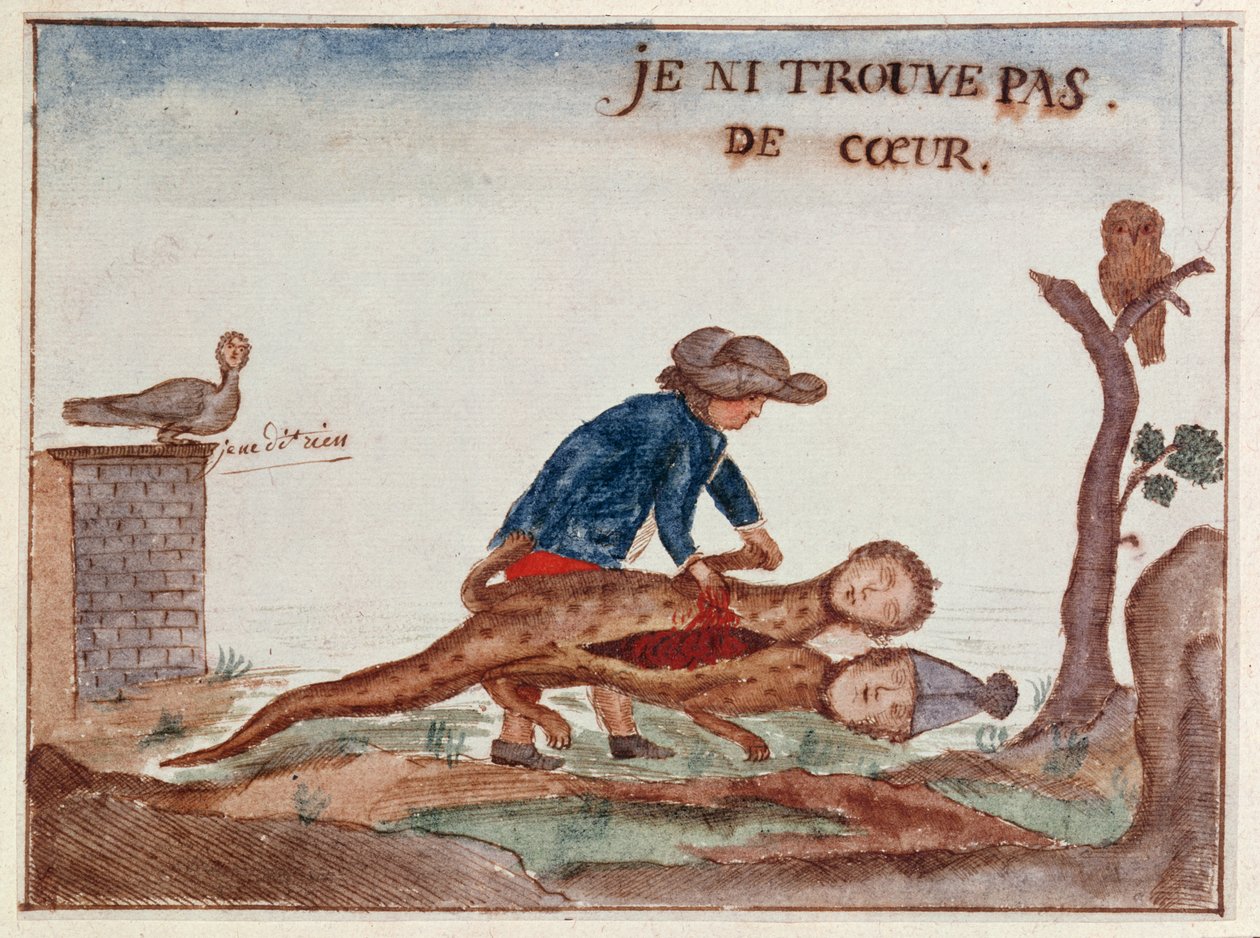 En löydä sydäntä, 1789 tekijältä French School