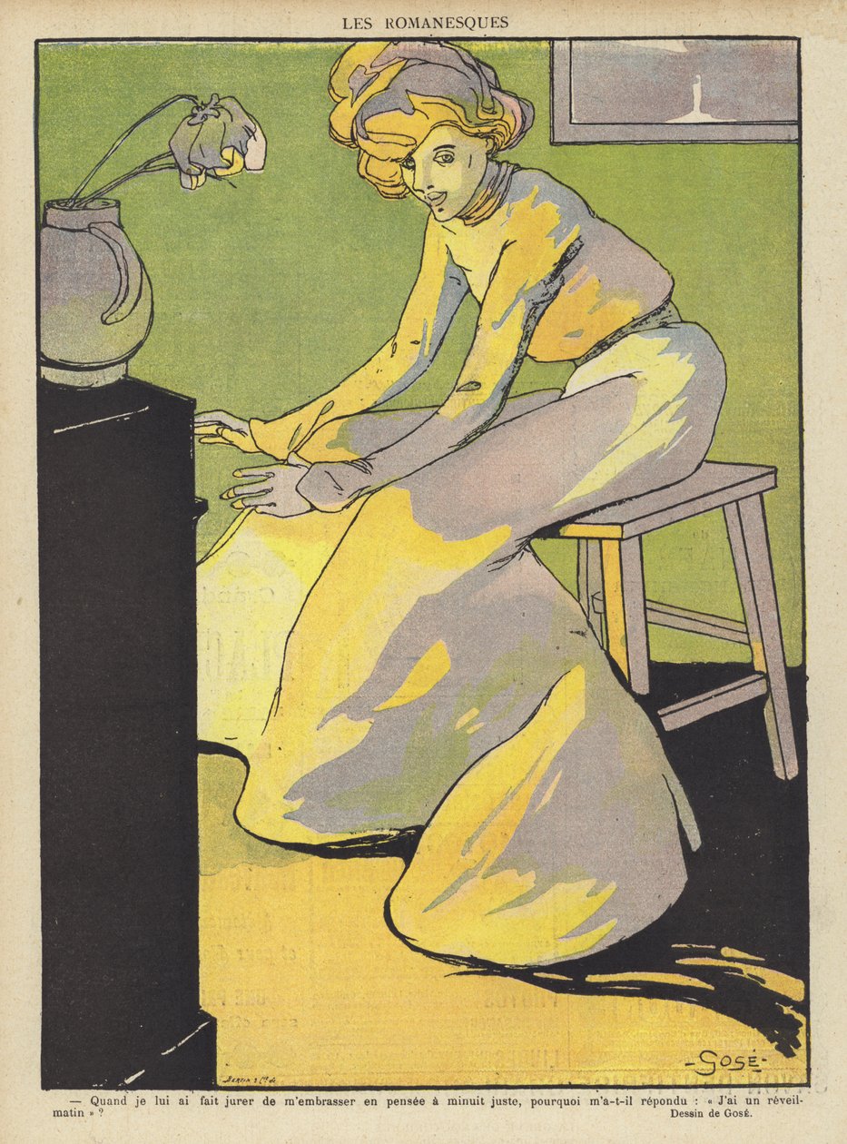 Le Rire -lehden kuvitus (värilitro) tekijältä French School