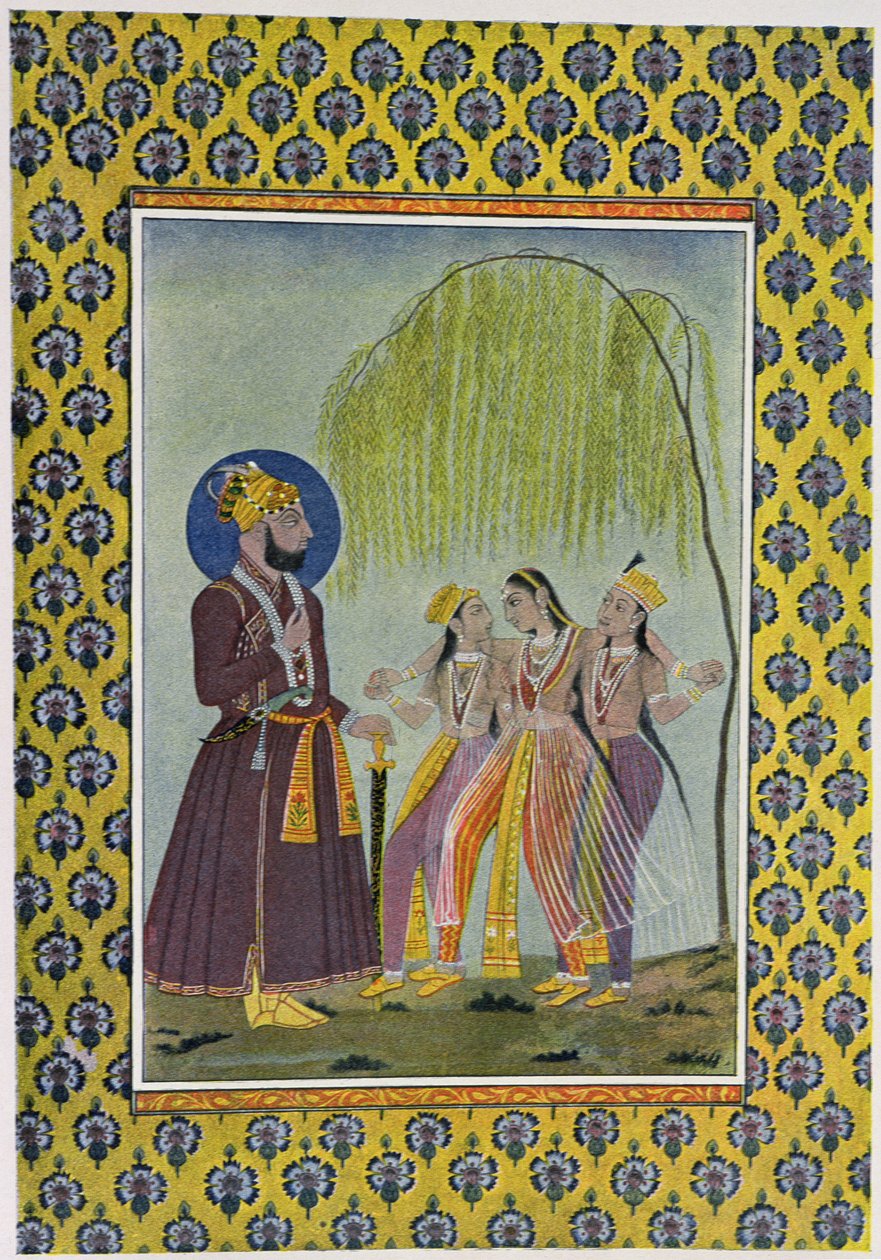 Kuvitus elokuvaan The Arabian Nights, 1895 (värikaiverrus) tekijältä French School