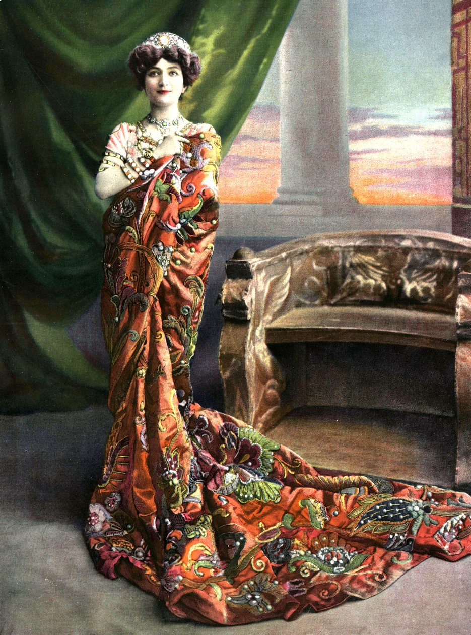 Kuvitus Le Theatre -lehdestä tekijältä French School