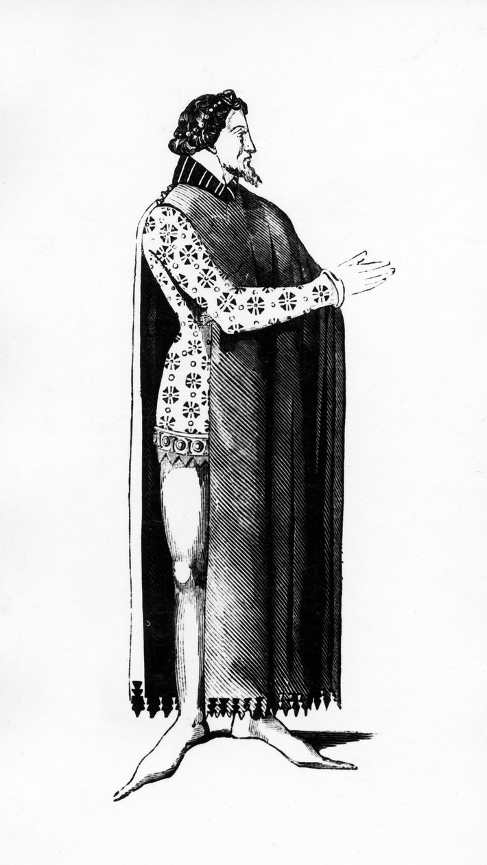 Kuva otettu Jules Etienne Joseph Quicheratin pukuhistoriasta 1700-luvulta lähtien, 1877 tekijältä French School