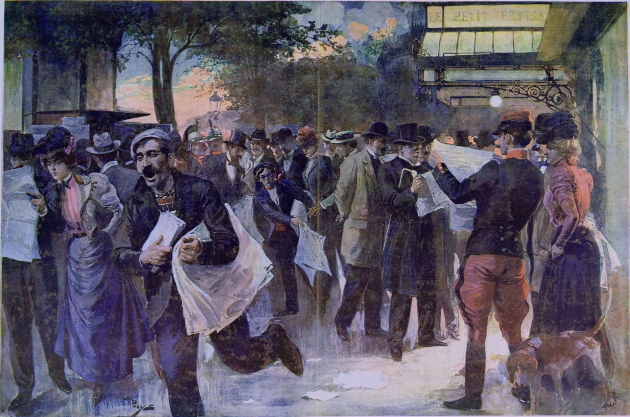 Tärkeitä uutisia, n. 1900 tekijältä French School