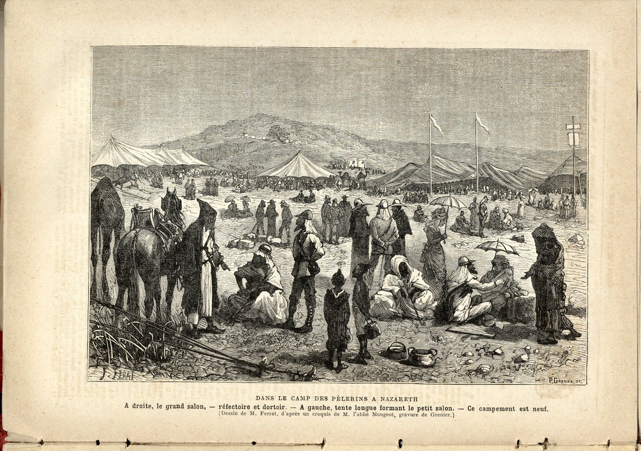 Pyhiinvaeltajien leirissä Nasaretissa, Anonymous, The Pilgrim tekijältä French School