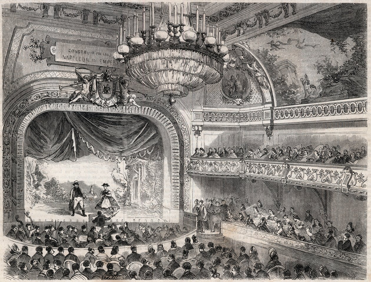 Vichyn kaupungin teatterin avajaiset 2. heinäkuuta tekijältä French School