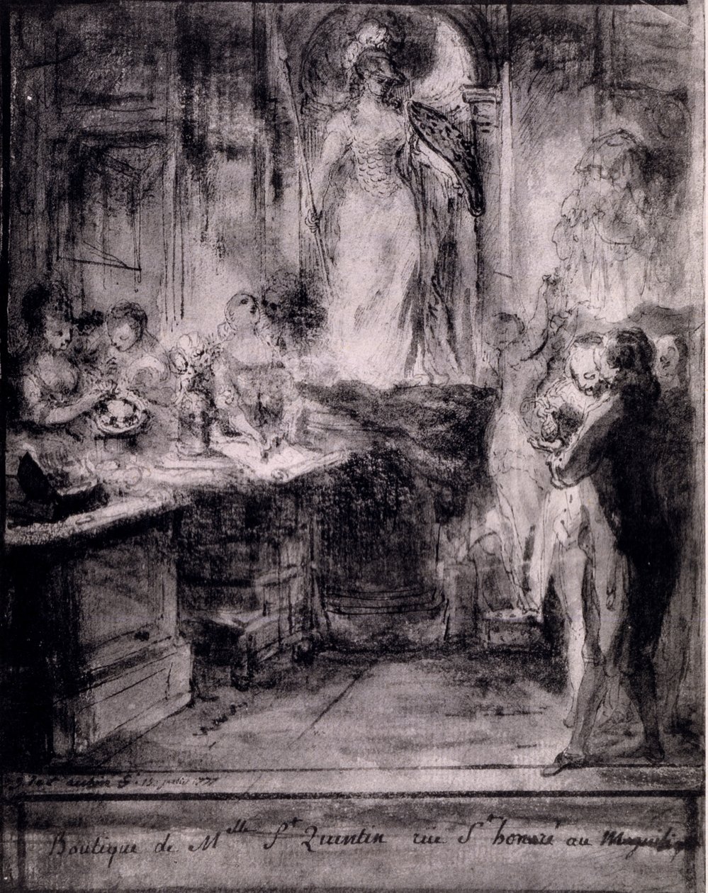 Venetian Shopin sisustus, 1777 tekijältä French School