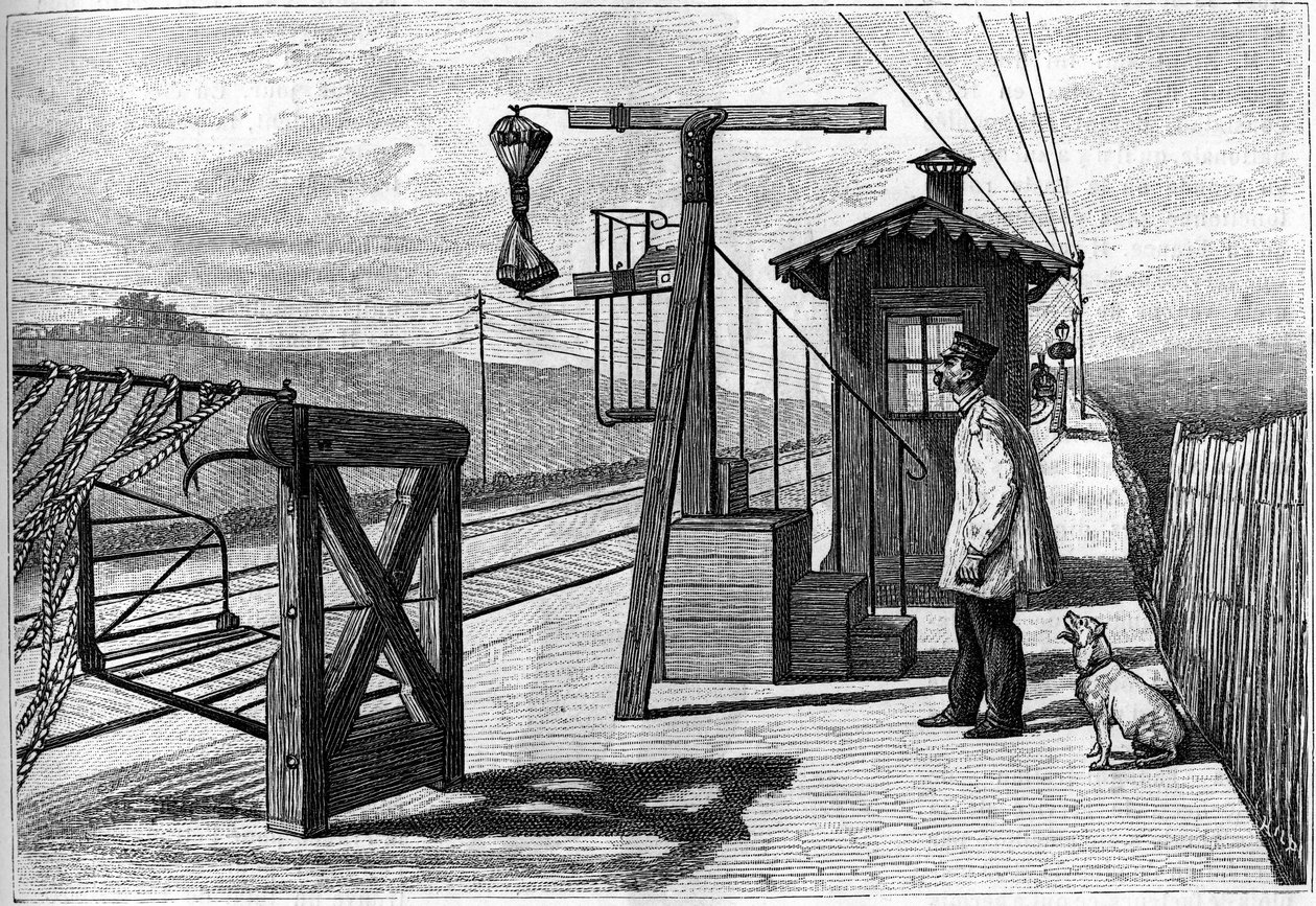 Monseur Cochery (posti- ja lennätinministeri) vihki sen käyttöön vuonna 1884 Pont sur Seinessä. Kaiverrus maineikkaaseen päiväkirjaan "" La jeunesse"" tekijältä French School