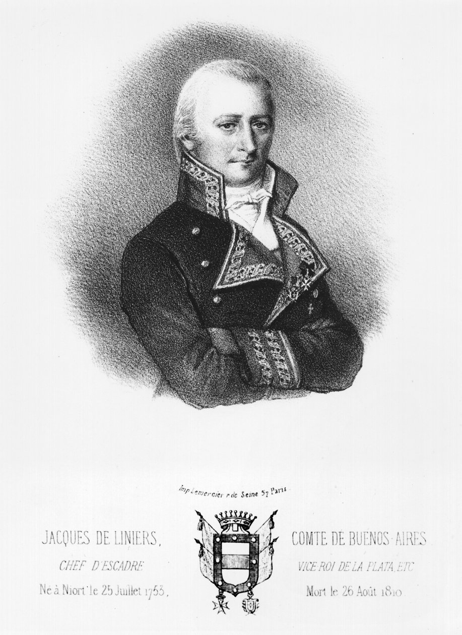 Jacques de Liniers (1753-1810) 1800-luvun alussa tekijältä French School