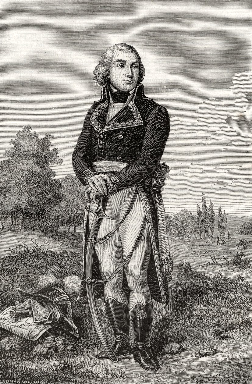 Jean-Baptiste Jourdan, Louis Blancin (1811-82) "Histoire de la Revolution Francaisesta" tekijältä French School
