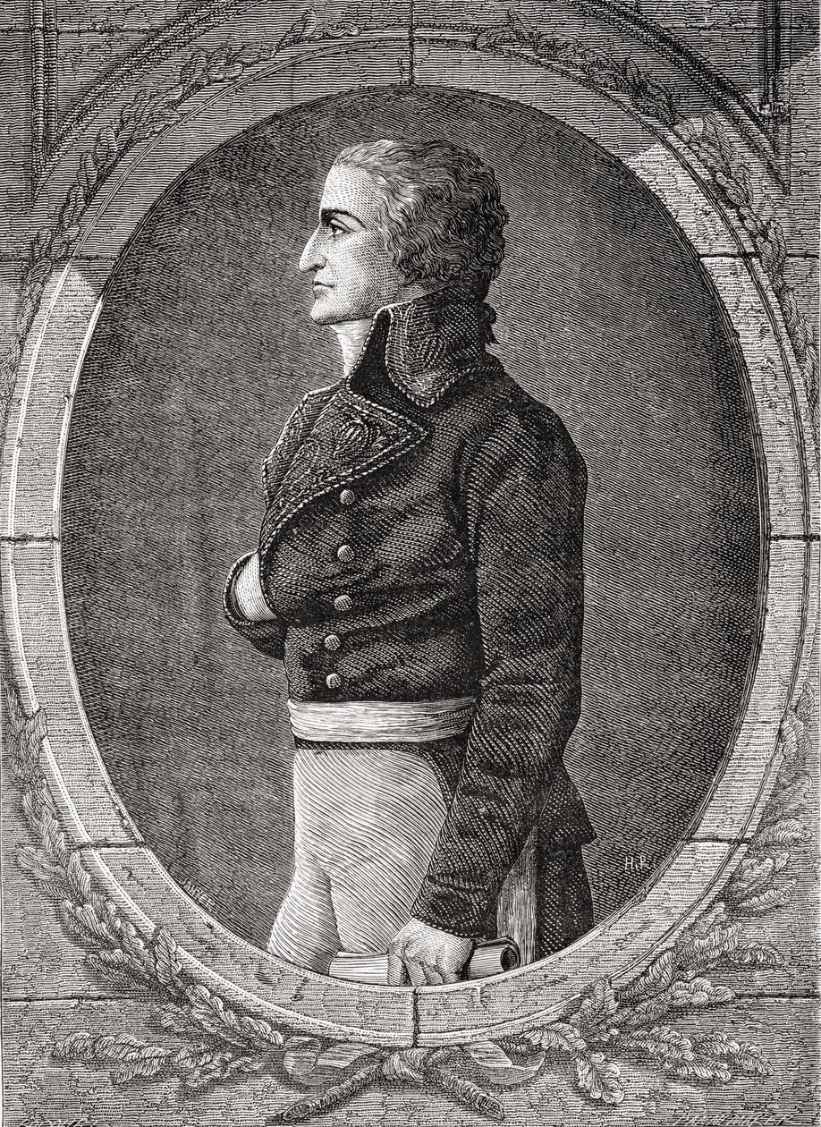 Jean-Jacques Regis de Cambaceres (1753-1824) Parman herttua, Louis Blancin (1811-82) "Histoire de la Revolution Francaise" -teoksesta, kaiverrus Pannemaker (s.1822) 1847-62 tekijältä French School