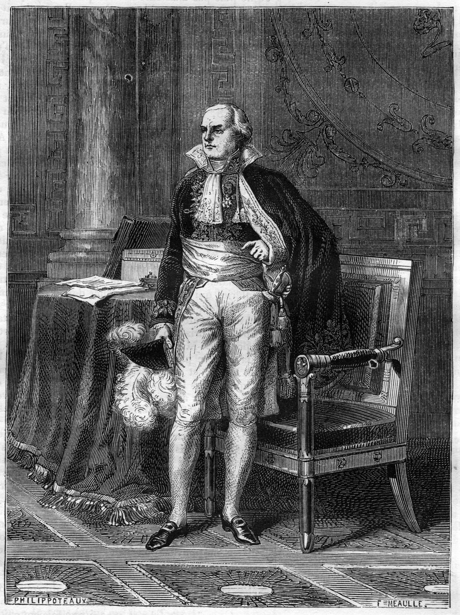 Jean Baptiste (Jean-Baptiste) de Nompere de Champagny (1756-1834) Cadorin herttua - Jean-Baptiste de Nompere de Champagny (1756-1834), Cadoren herttua, ranskalainen poliitikko - kirjassa "Histoire de l