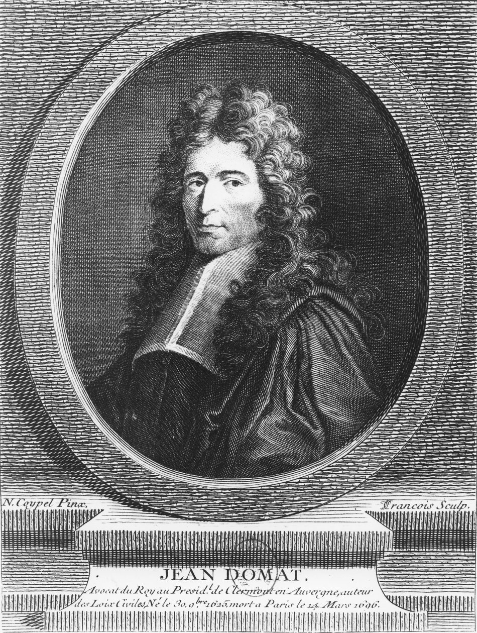 Jean Domat (kaiverrus) tekijältä French School