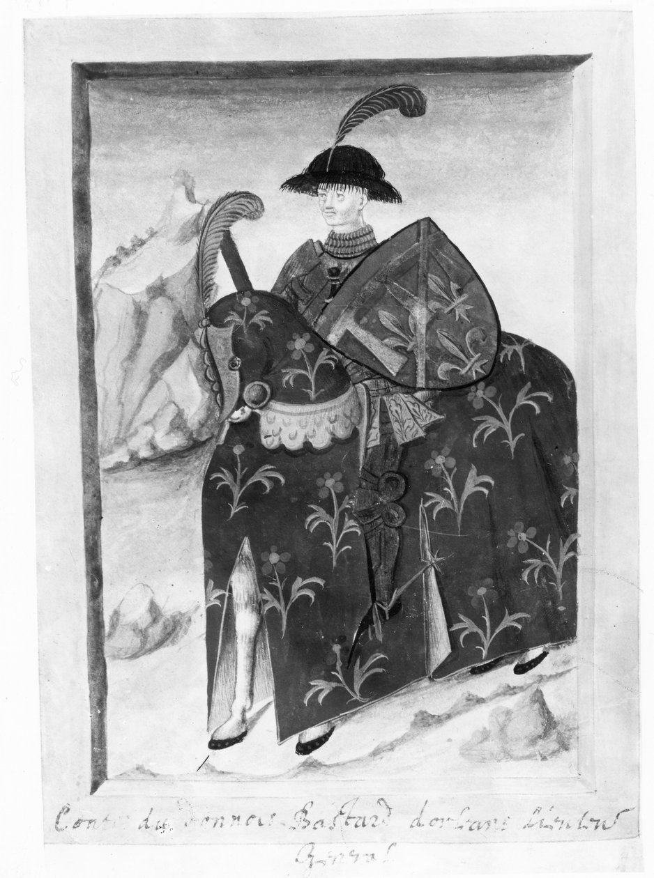 Jean de Dunois, Orléansin paskiainen (litho) tekijältä French School