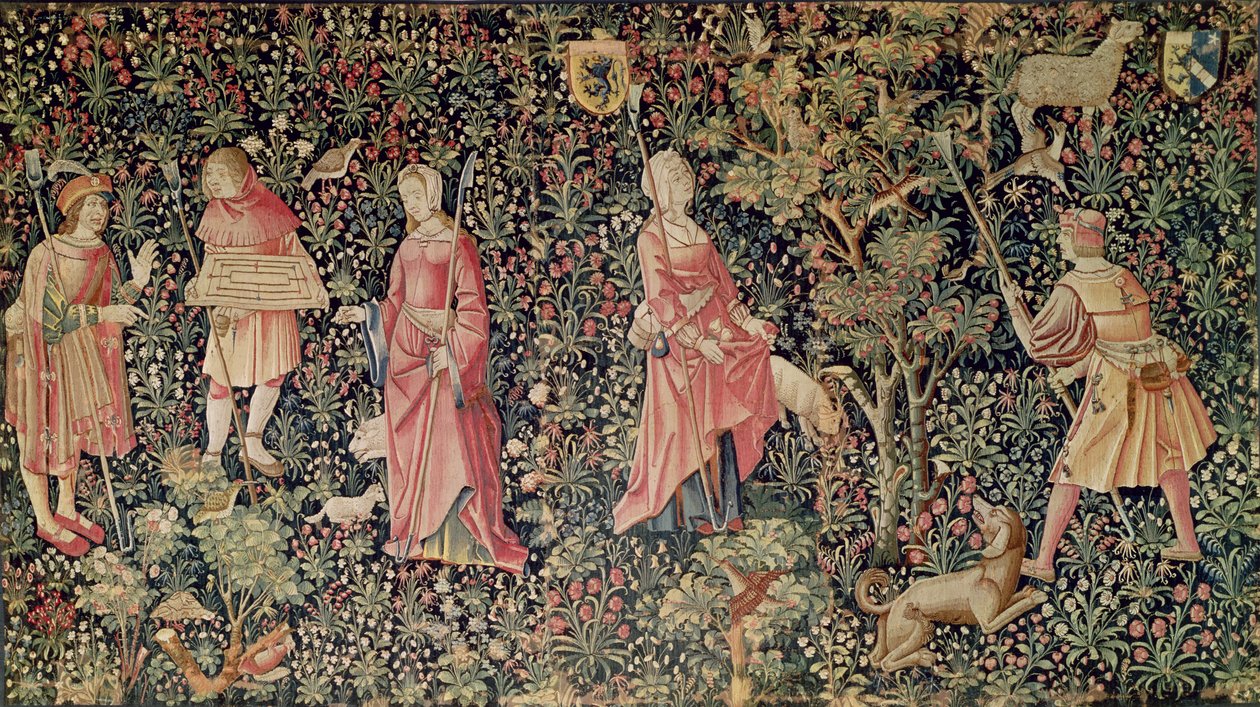 Game of Hopscotch and Fruit Piccking, Loire Workshop, 1510 tekijältä French School