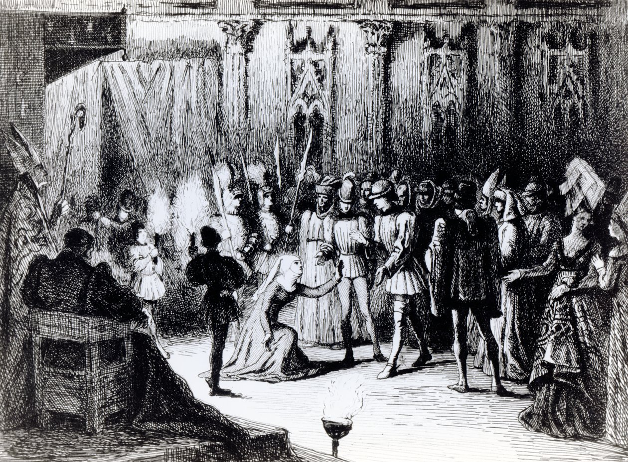 Kaarle VII vastaanotti Jeanne d