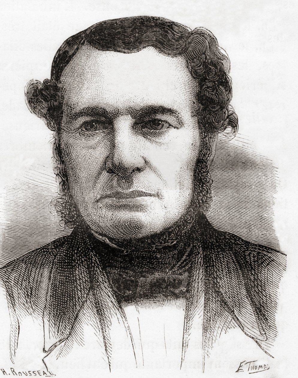 Joseph-François Malgaigne, teoksesta "Les Merveilles de la Science", julkaistu noin vuonna 1870 (litografia). tekijältä French School