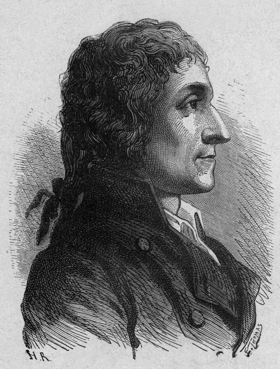 Joseph Louis Proust (1754-1826) ranskalainen kemisti, kaiverrus tekijältä French School