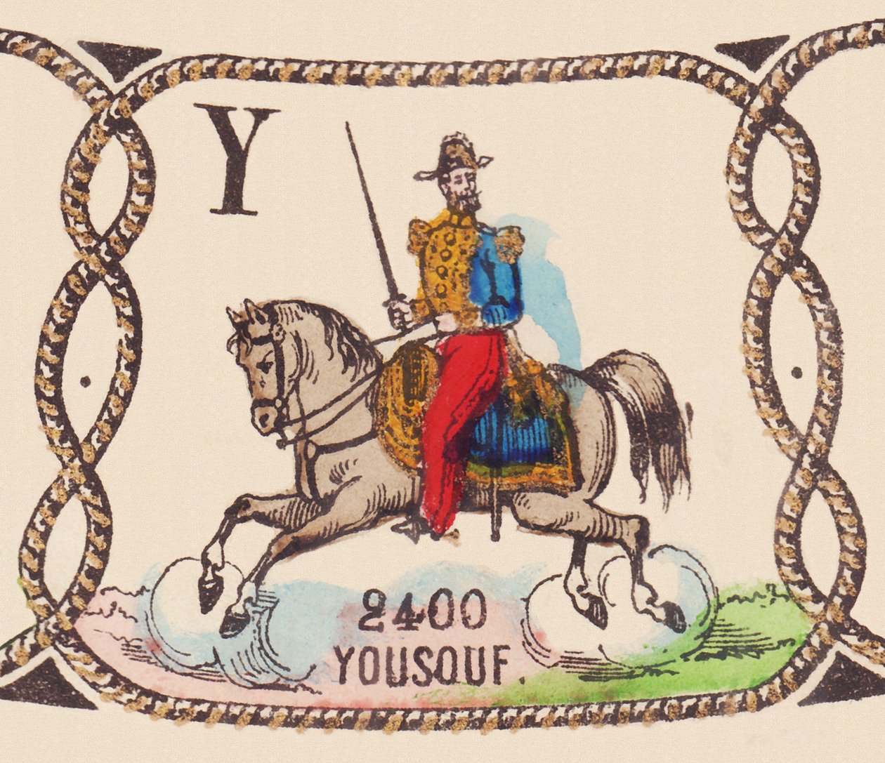 Joseph Vantini (1808-1866) Ranskalainen kenraali Yousouf, noin 1860 (vedos). tekijältä French School